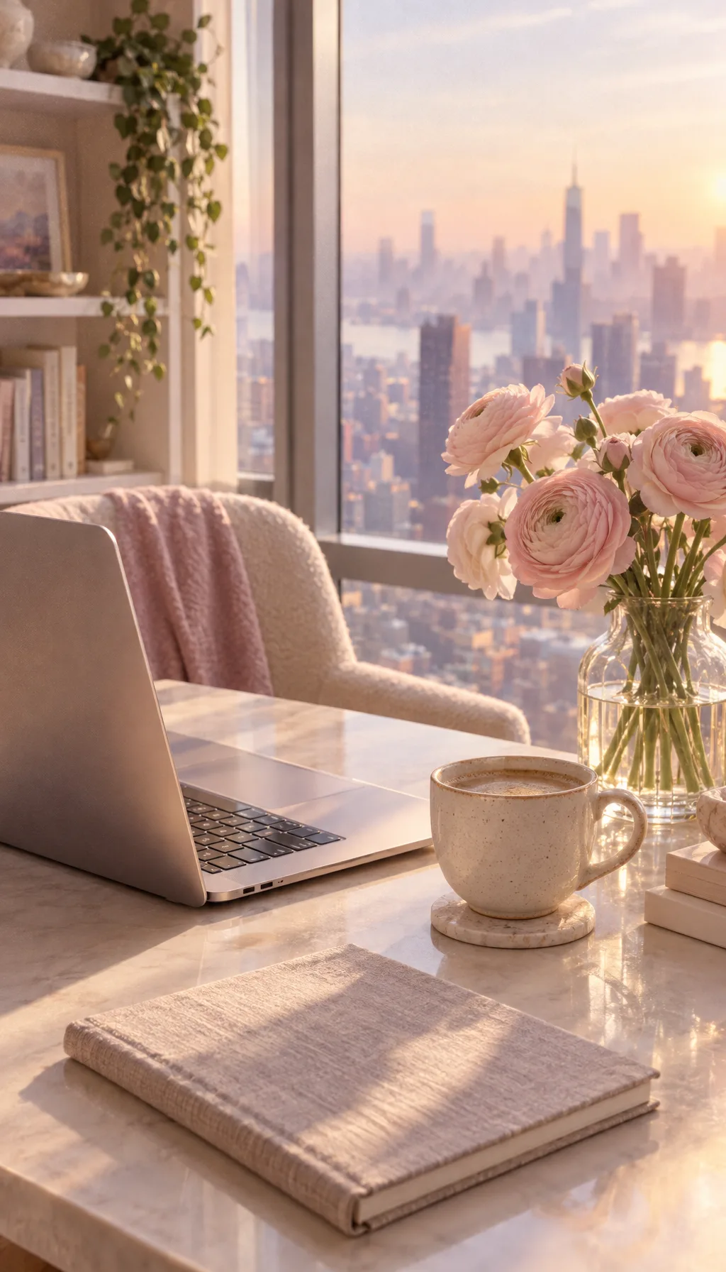 Calm, abundant morning scene
